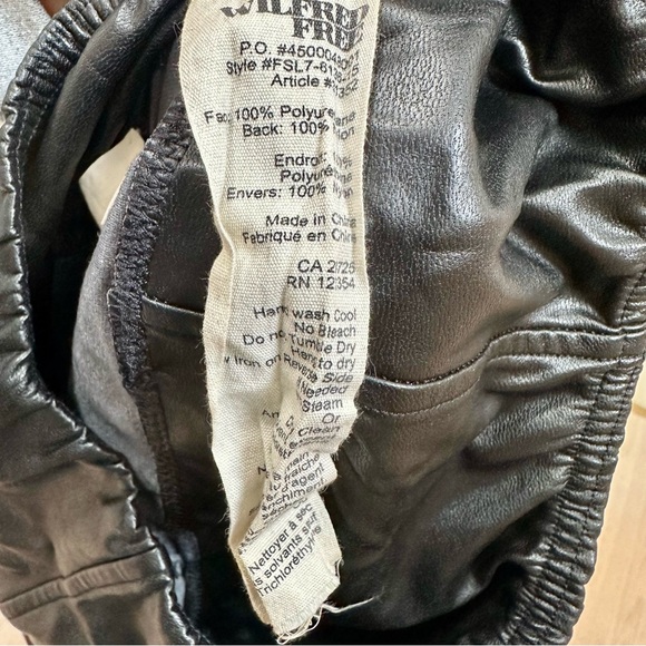 Wilfred Free vegan leather leggings size M - Picture 4 of 4